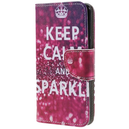Funda para el Samsung Galaxy S9 Mantén la calma y brilla
