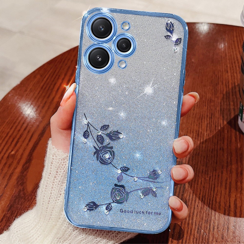Funda Xiaomi Redmi 12 5G / Poco M6 Pro 5G Glitter Rosa

