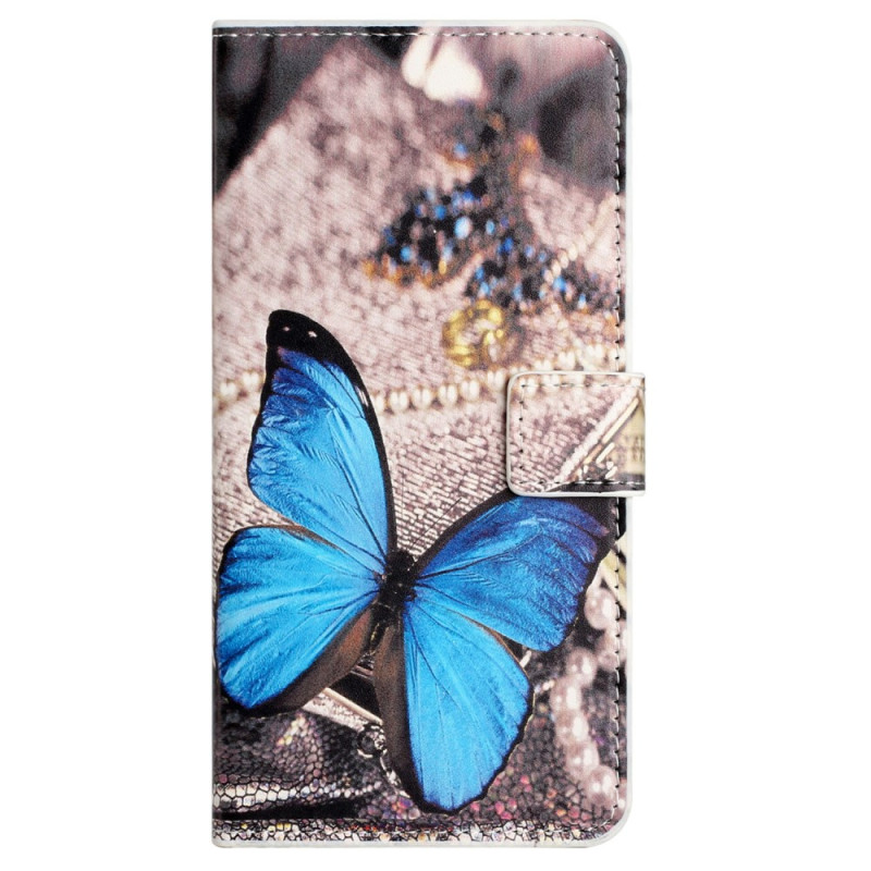 Funda Mariposa Azul Samsung Galaxy S23 FE