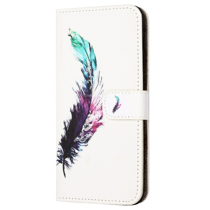 Funda con colgante
 de plumas para Samsung Galaxy S23 FE