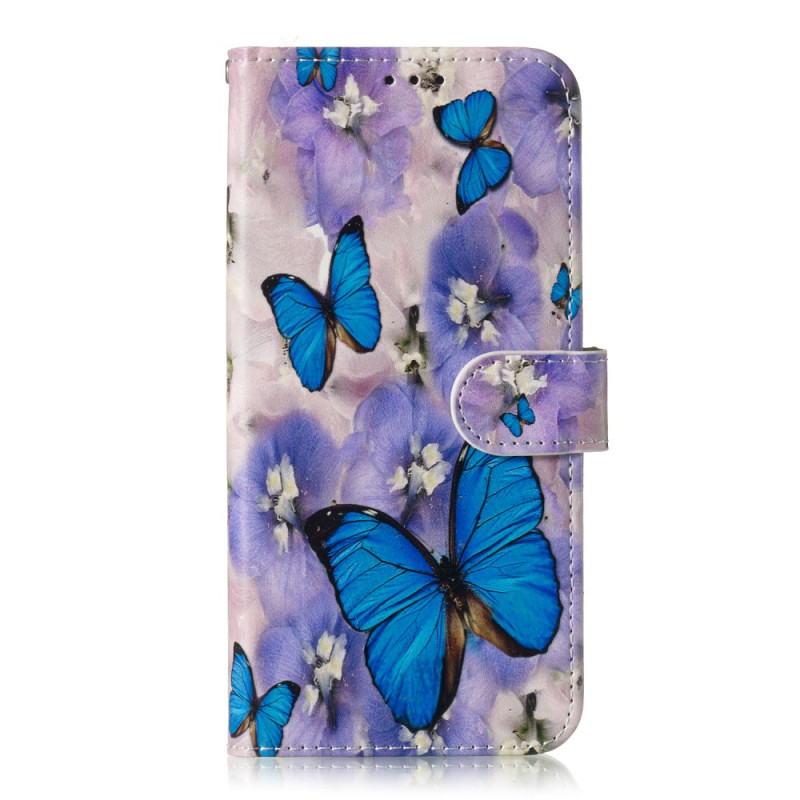 Samsung Galaxy S23 FE Colgante
 Funda Mariposas de Colores