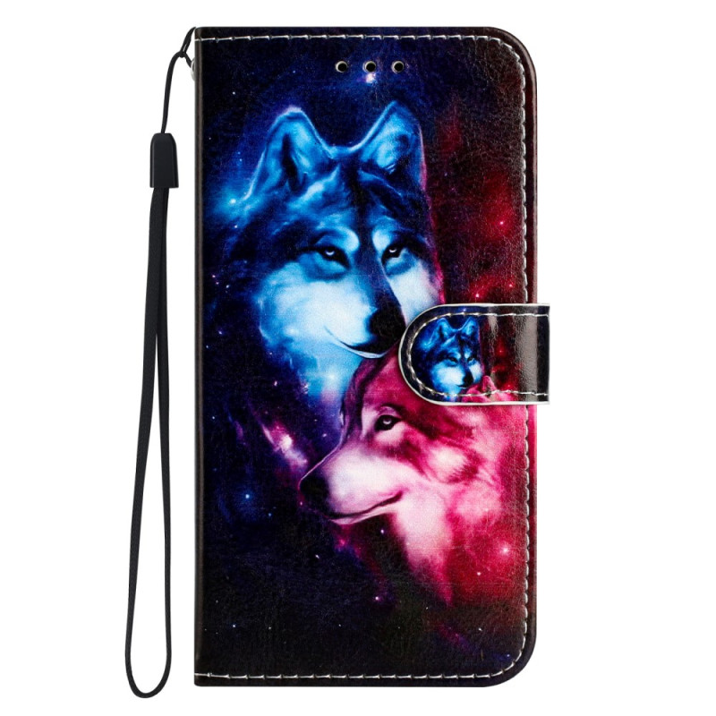 Funda Samsung Galaxy S23 FE Two Lanyard Wolves