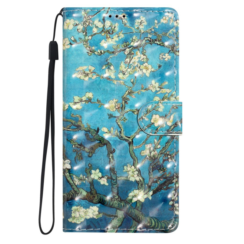 Funda Samsung Galaxy S23 FE Ramas en flor con colgante
