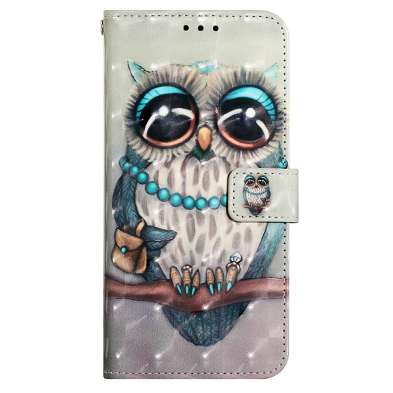 Funda de cordón Samsung Galaxy S23 FE Miss Owl