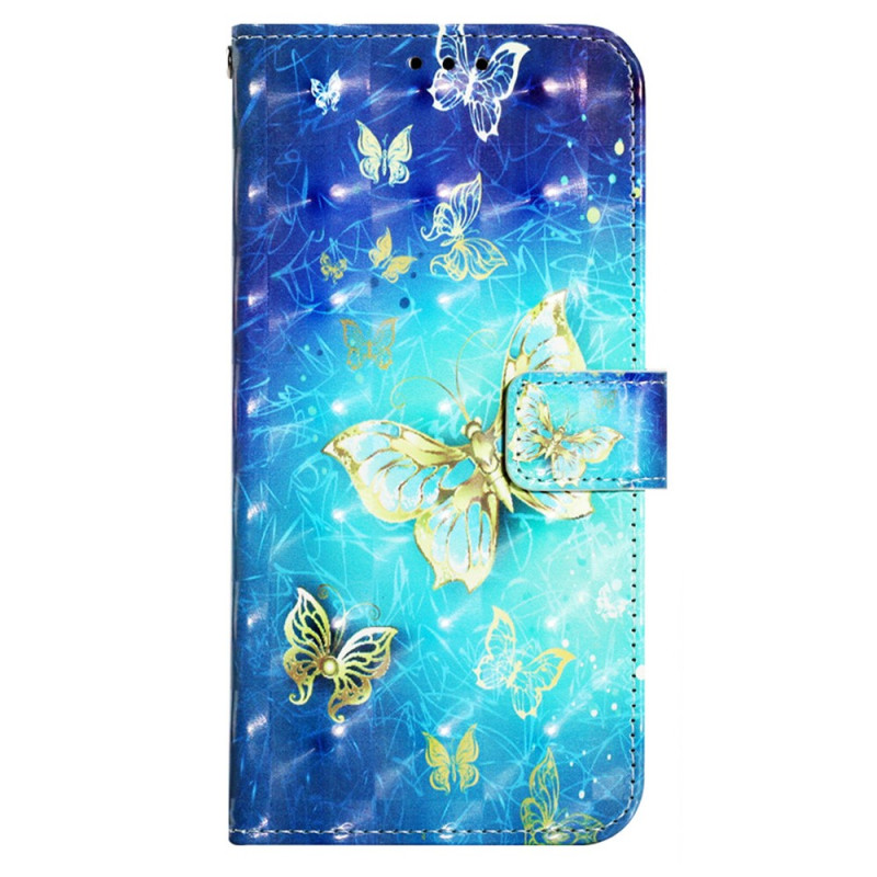 Funda Samsung Galaxy S23 FE Vuelo de Mariposas con Colgante
