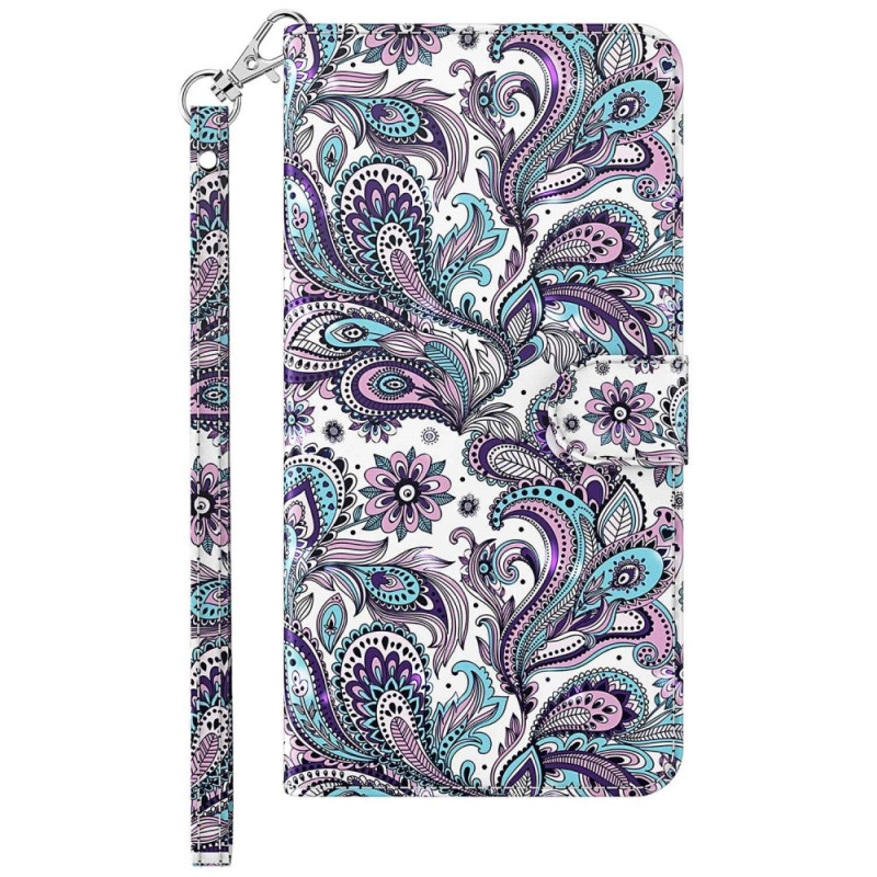 Funda Samsung Galaxy S23 FE estampado cachemira con colgante
