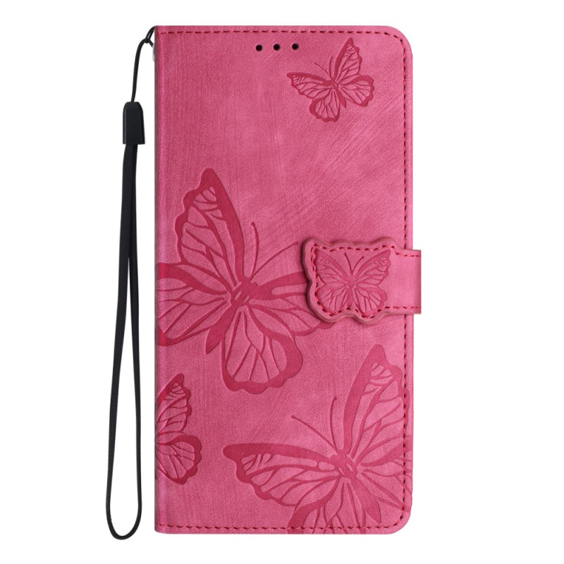 Funda Samsung Galaxy S23 FE Mariposas en Vuelo con Colgante
