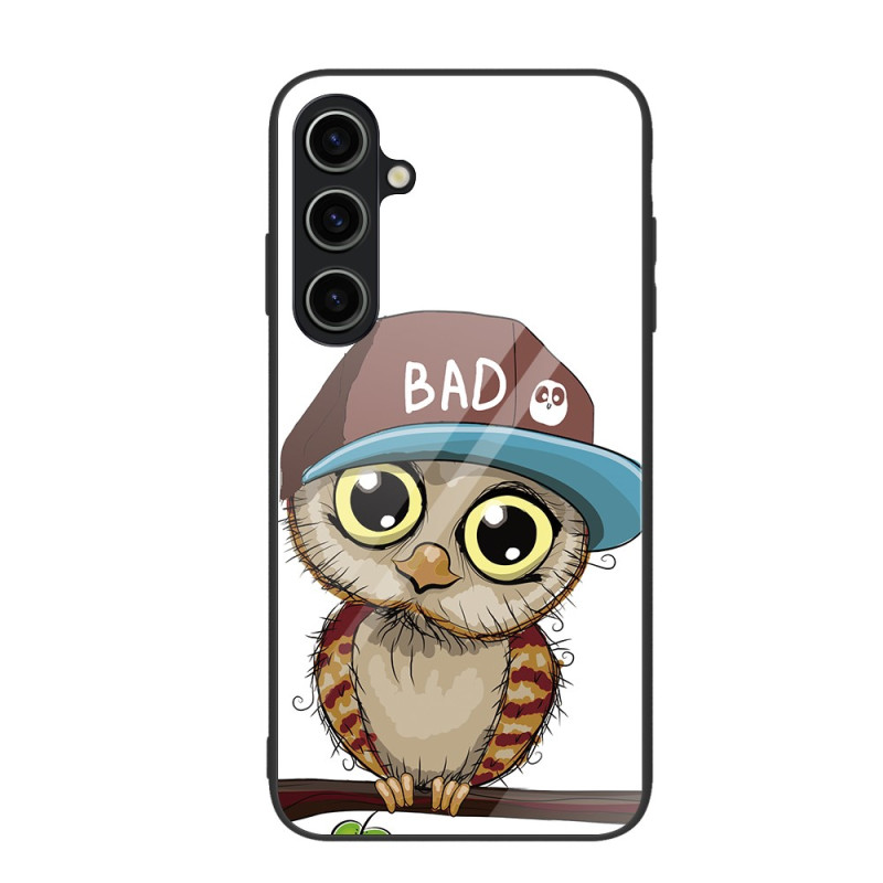 Funda Samsung Galaxy S23 FE de cristal duro Bad Owl
