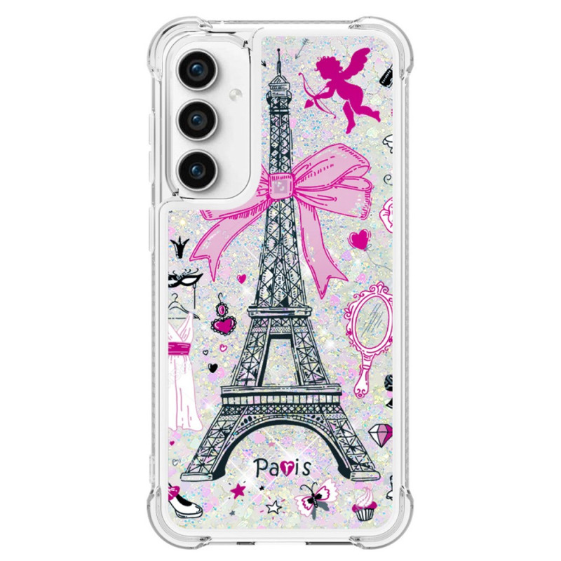 Funda Samsung Galaxy S23 FE Glitter Torre Eiffel