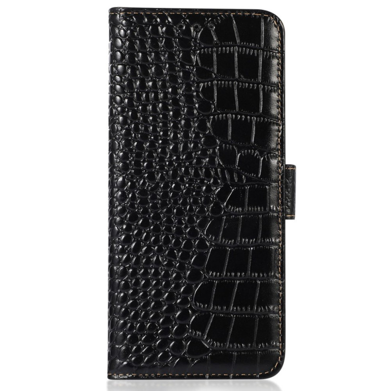 Funda Samsung Galaxy S23 FE estilo cocodrilo RFID
