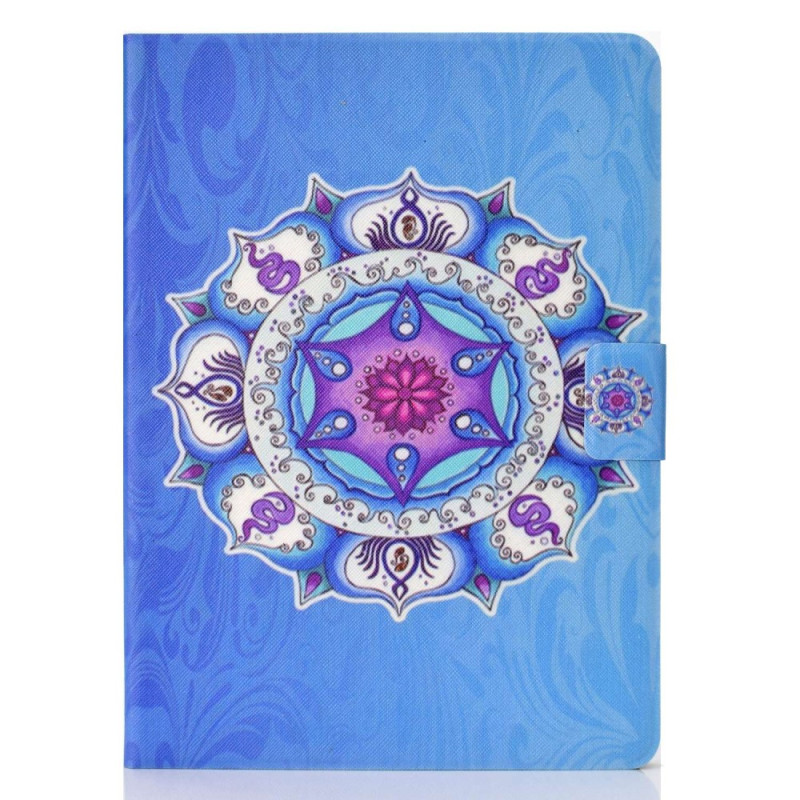 Funda Kindle Paperwhite 5 (2021) Mandala sobre fondo azul