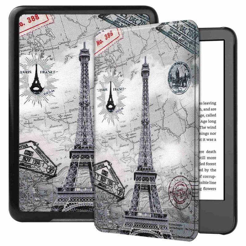 Funda Kindle 11 (2022) Vintage Torre Eiffel
