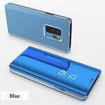 Ver funda Samsung Galaxy S9 efecto espejo y cuero Ver funda Samsung Galaxy S9 efecto espejo y cuero