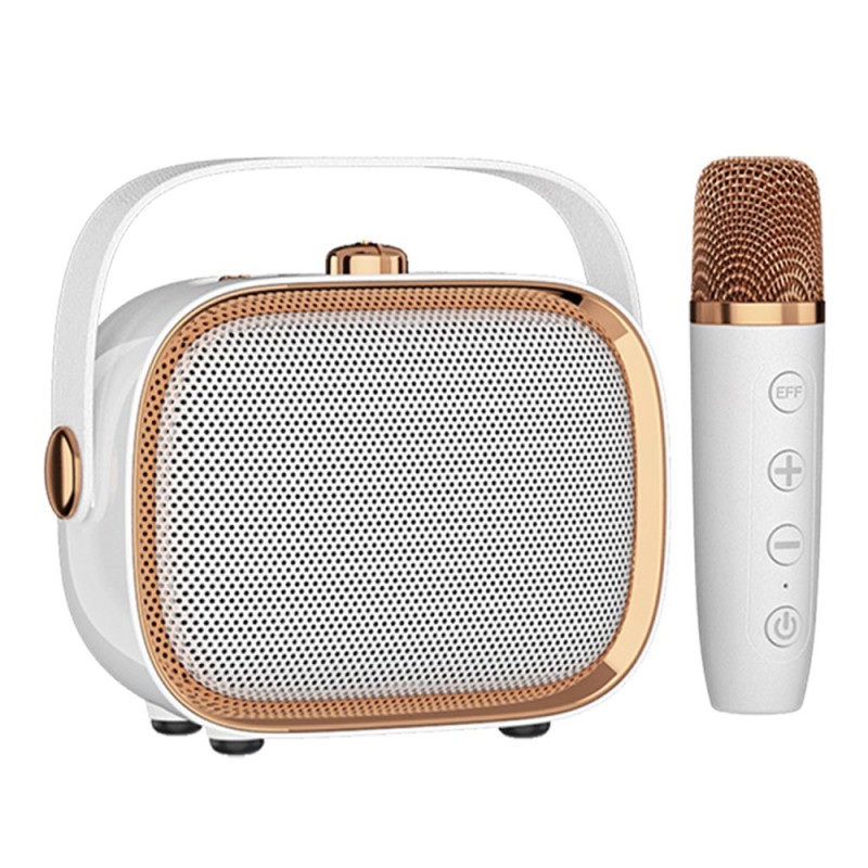 Altavoz y micrófono Bluetooth de estilo vintage