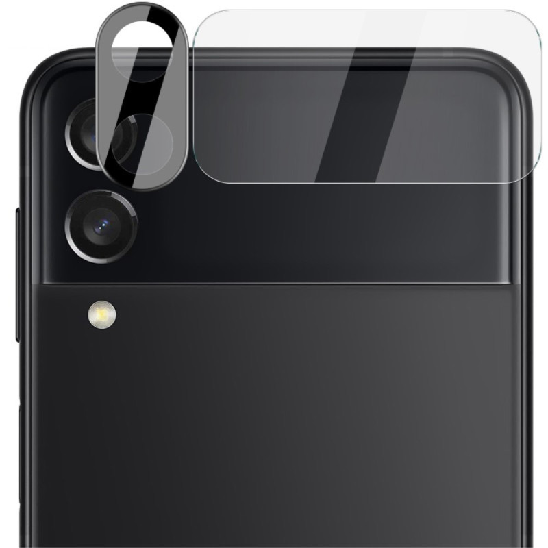 Lente protectora de cristal templado para Samsung Galaxy Z Flip 4 (versión en negro)