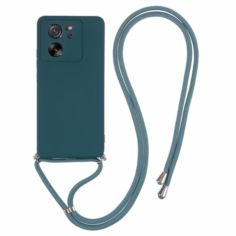 Funda Xiaomi 13T / 13T Pro de silicona con cordón de color
