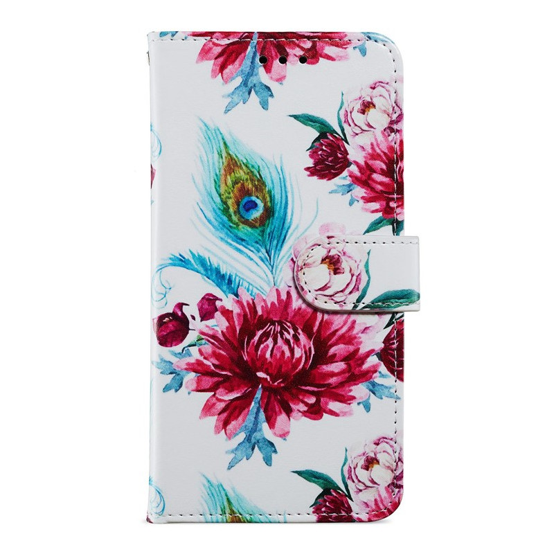 Funda Moto G14 Flor de pavo real