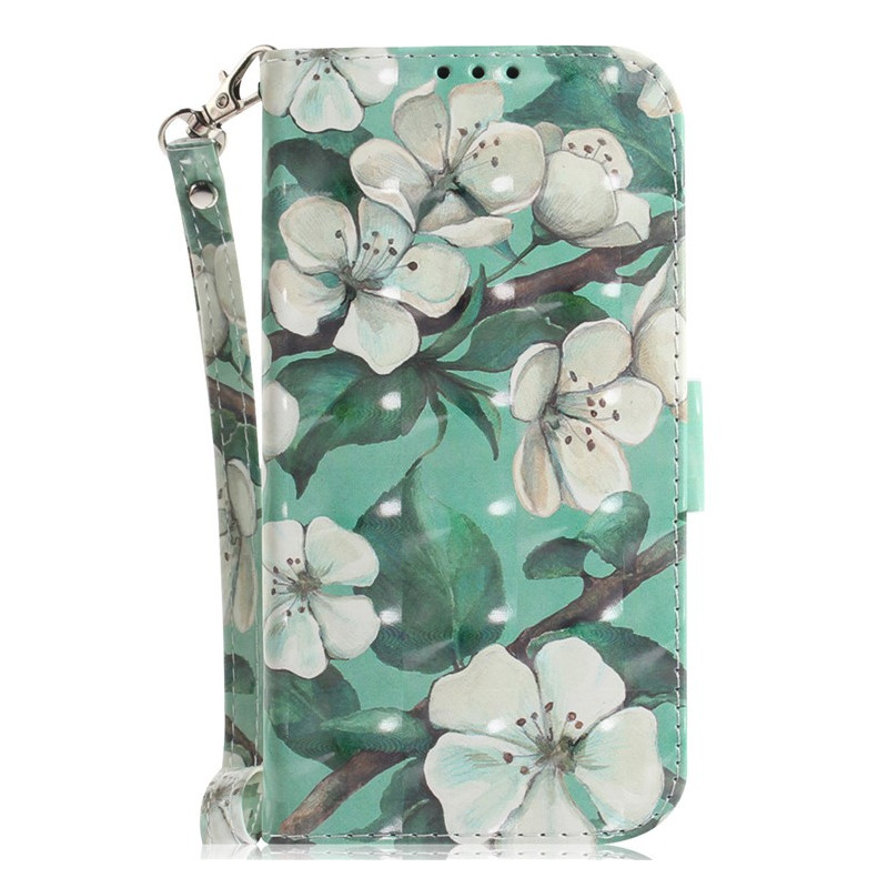 Funda Moto G14 Flor Blanca
