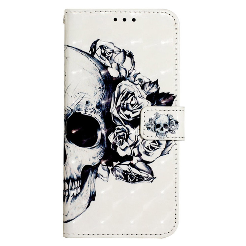 Funda con colgante
 Samsung Galaxy S24 5G Flower Skull