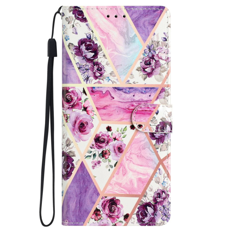 Funda Samsung Galaxy S24 5G Colgante

 Mármol Flores Morado