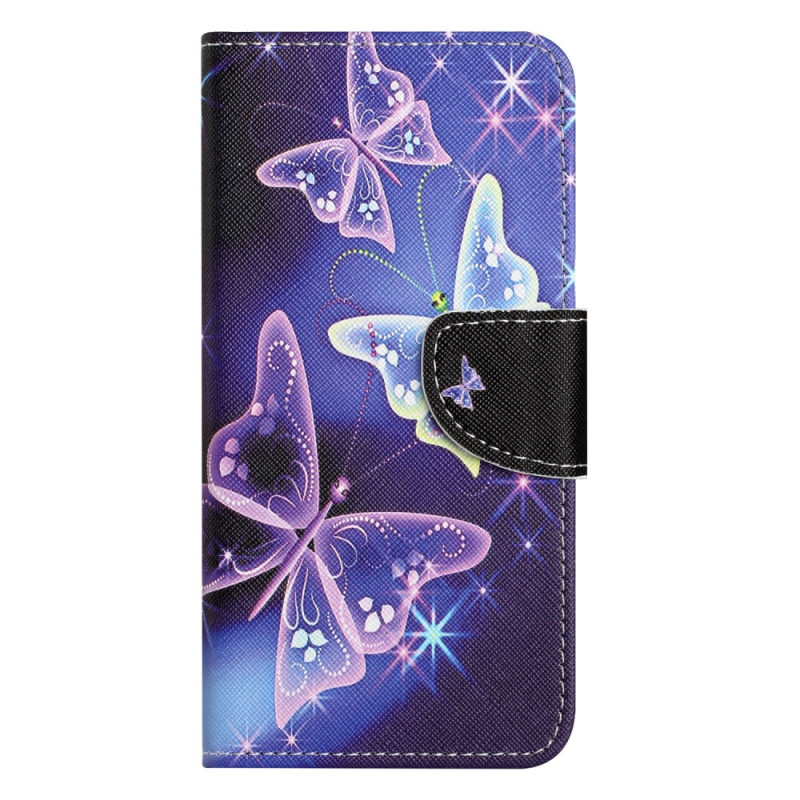 Funda con colgante
 Samsung Galaxy S24 5G Sparkling Butterflies