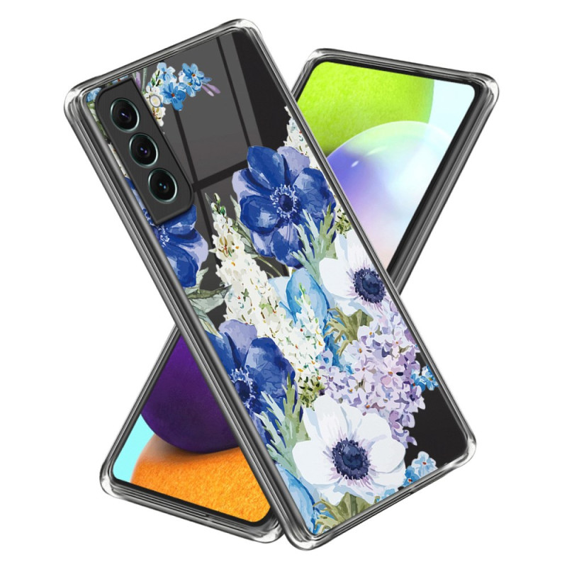 Funda Samsung Galaxy S24 5G Flor Transparente
