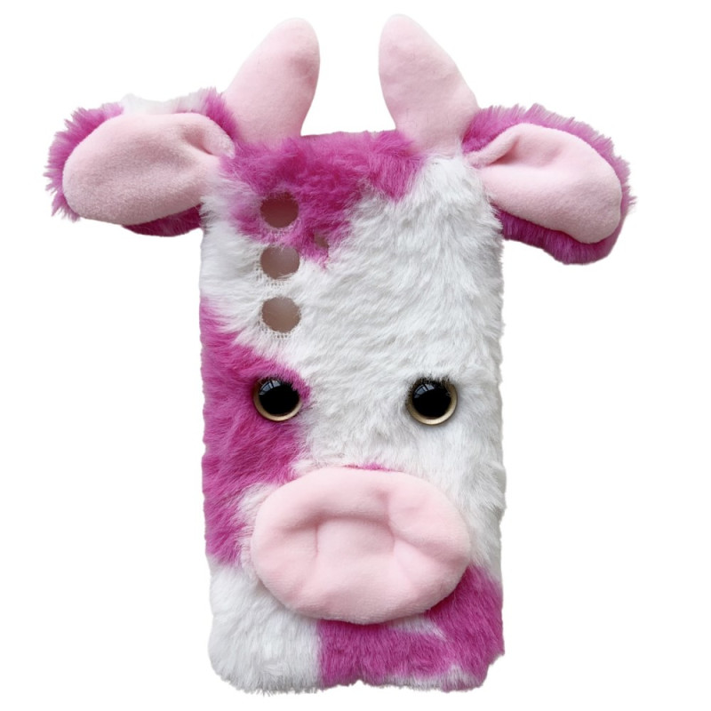 Funda de Vaca de Peluche Samsung Galaxy S24 5G