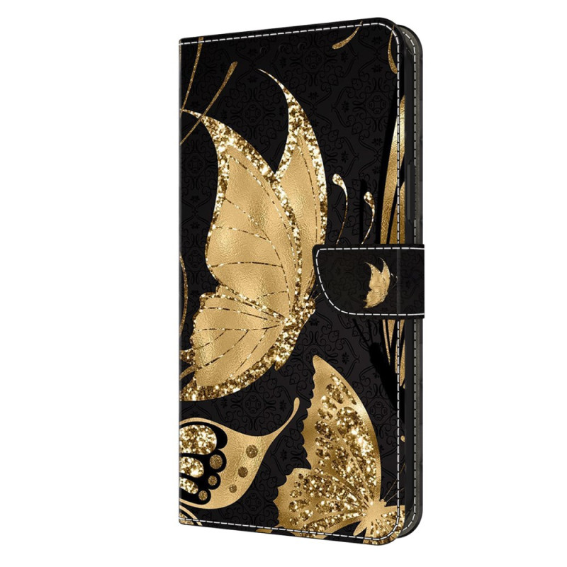 Funda Moto G84 5G Mariposa Oro
