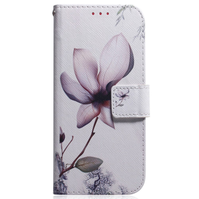 Funda Flor Rosa Moto G84 5G