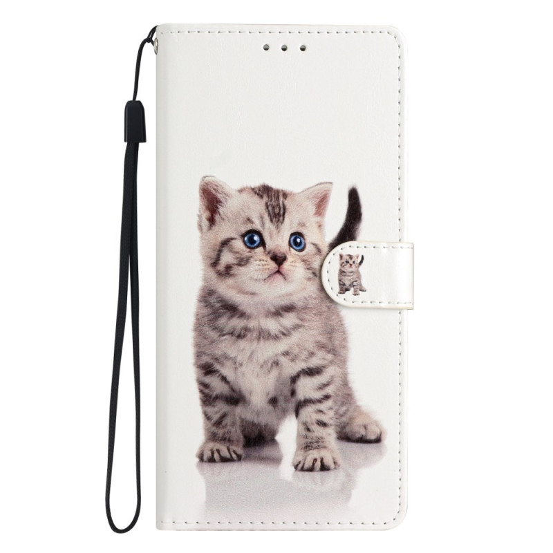 Funda con colgante
 para el Moto G84 5G Cute Cat