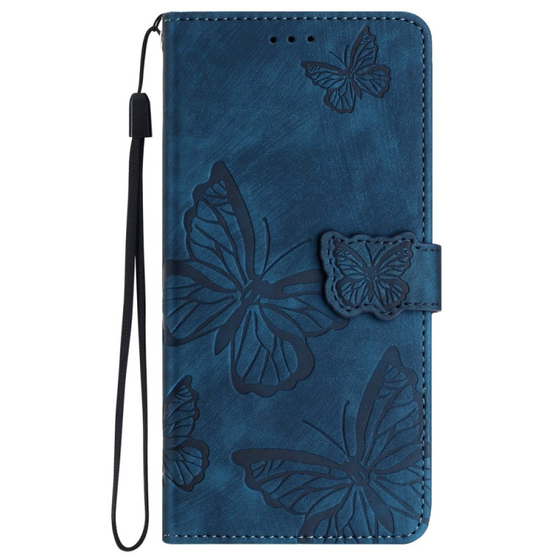 Funda Motorola Moto G84 5G Mariposas con Colgante
