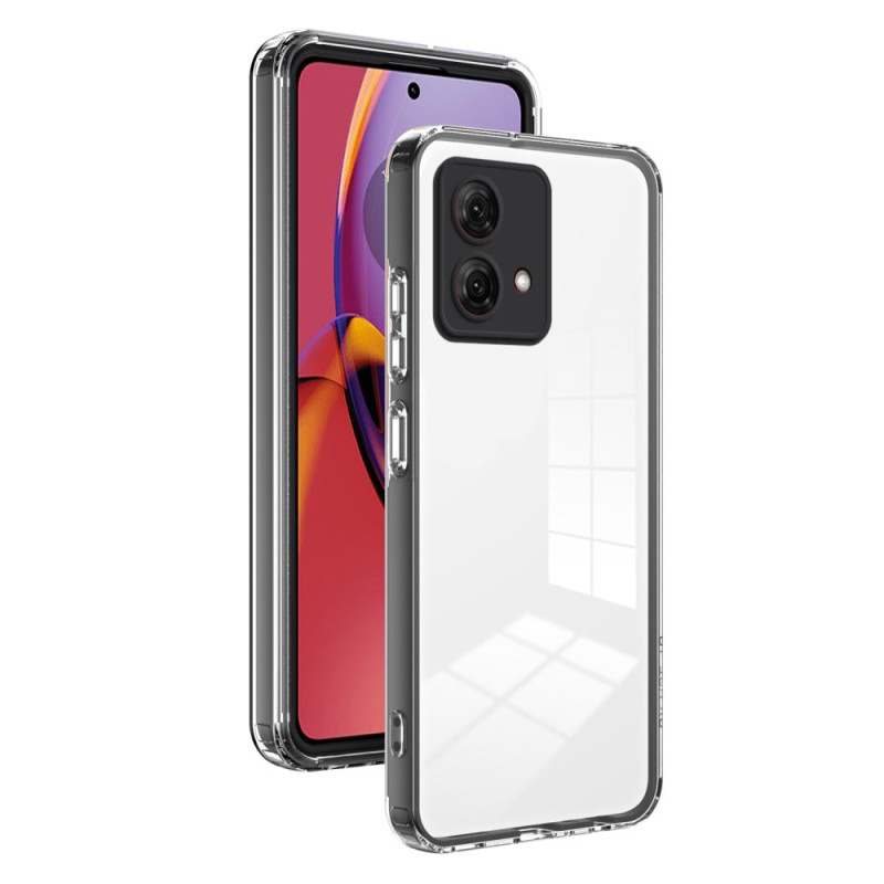 Funda Moto G84 5G Transparente Bordes de Color
