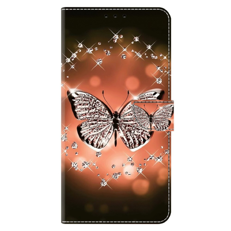 Funda Moto G54 5G Crystal Butterfly
