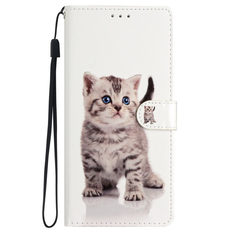 Funda con colgante
 para Moto G54 5G Small Kitten