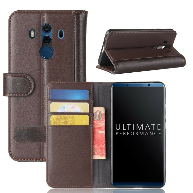 Funda Huawei Mate 10 Pro de cuero genuino