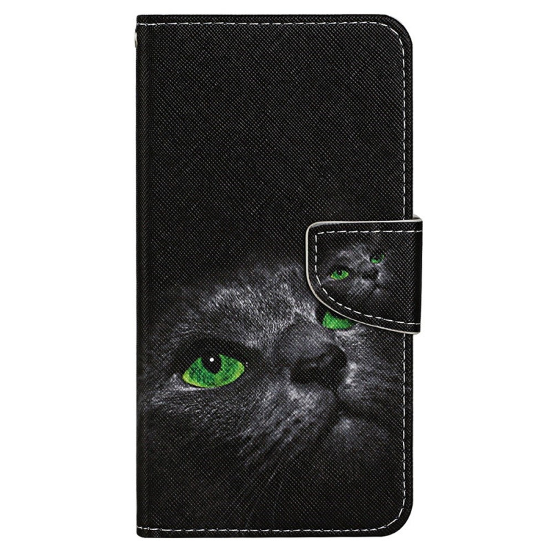 Funda Xiaomi Redmi 13C / Poco C65 con colgante

 de gato de ojos verdes