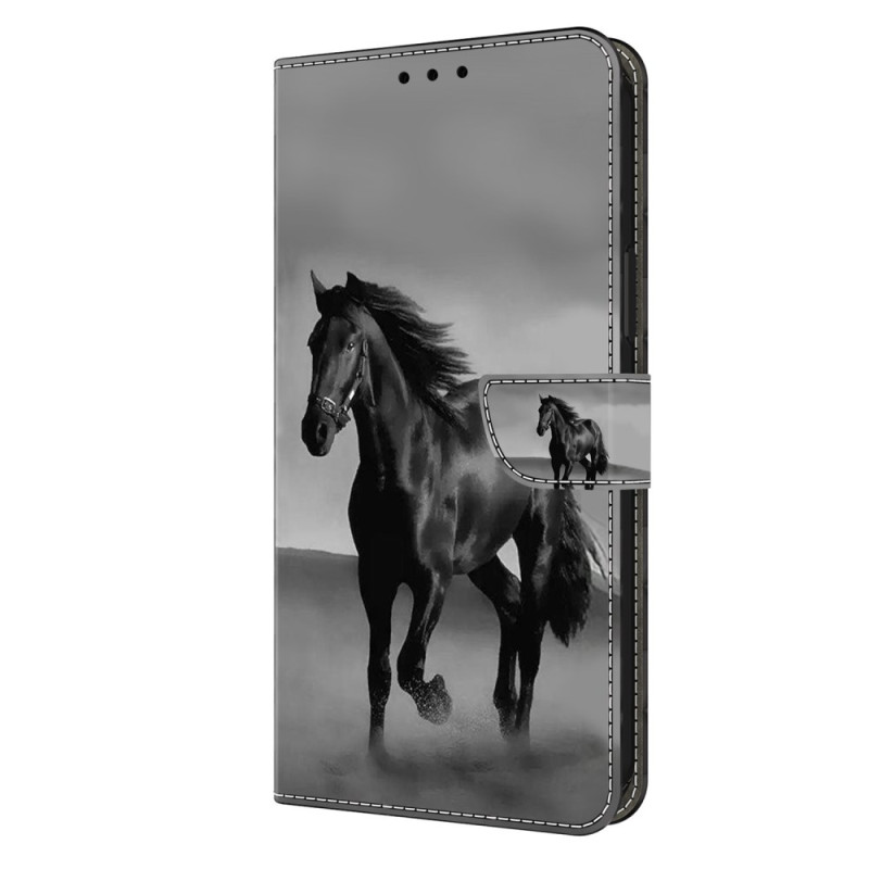 Xiaomi Redmi 13C 4G/5G/Poco C65 Horse Funda
 Negro