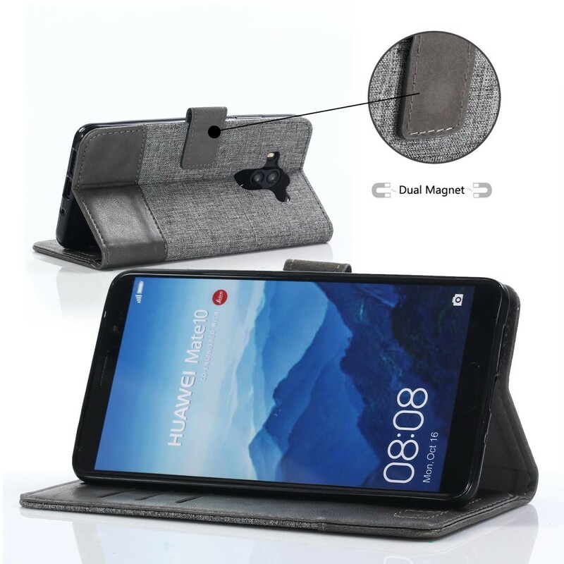 Funda Huawei Mate 10 Pro Efecto Tela y Cuero Muxma Funda Huawei Mate 10 Pro Efecto Tela y Cuero Muxma