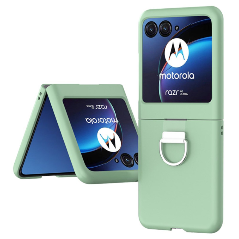 Funda Motorola Razr 40 Ultra Anillo metálico-Soporte