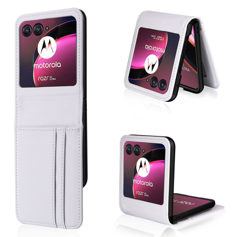 Funda Funda Motorola Razr 40 Ultra Carbon Fibre Card