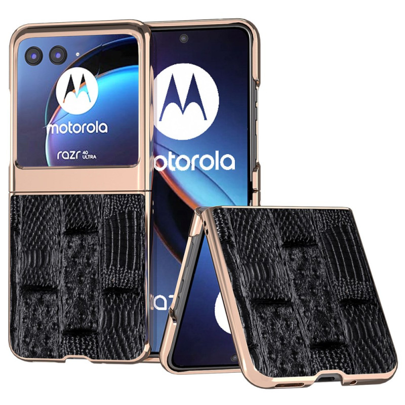 Funda Motorola Razr 40 Ultra Textura de Mahjong y Nano