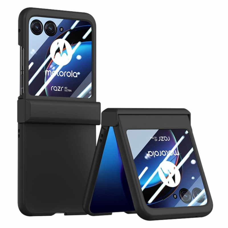 Funda Motorola Razr 40 Ultra de plástico con protector de pantalla trasero
