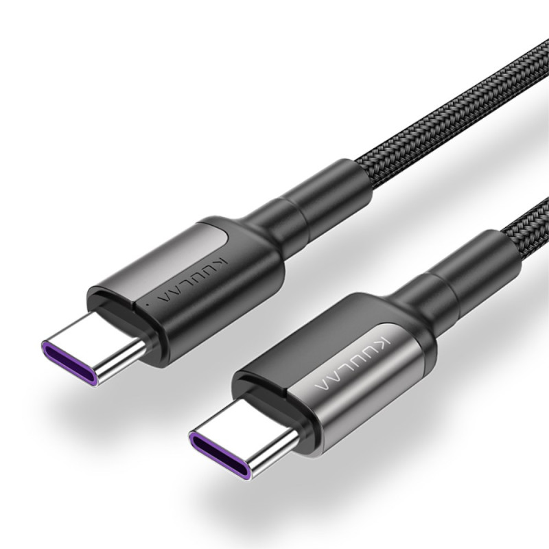 Cable de carga rápida USB-C a USB-C de 60 W KUULAA