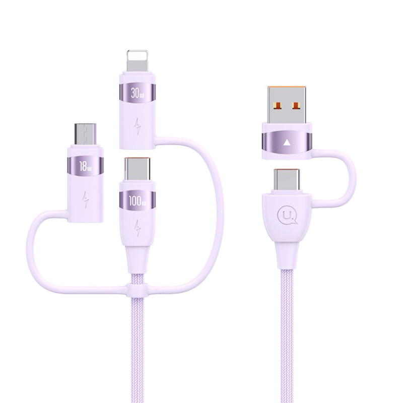 Cable de carga rápida USAMS 6 en 1 de 1,2 m