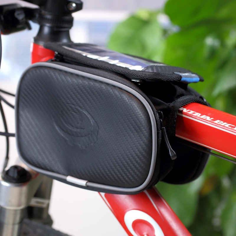 Bolsa para tubo delantero de bicicleta para Smartphone 5,5" ROSWHEEL