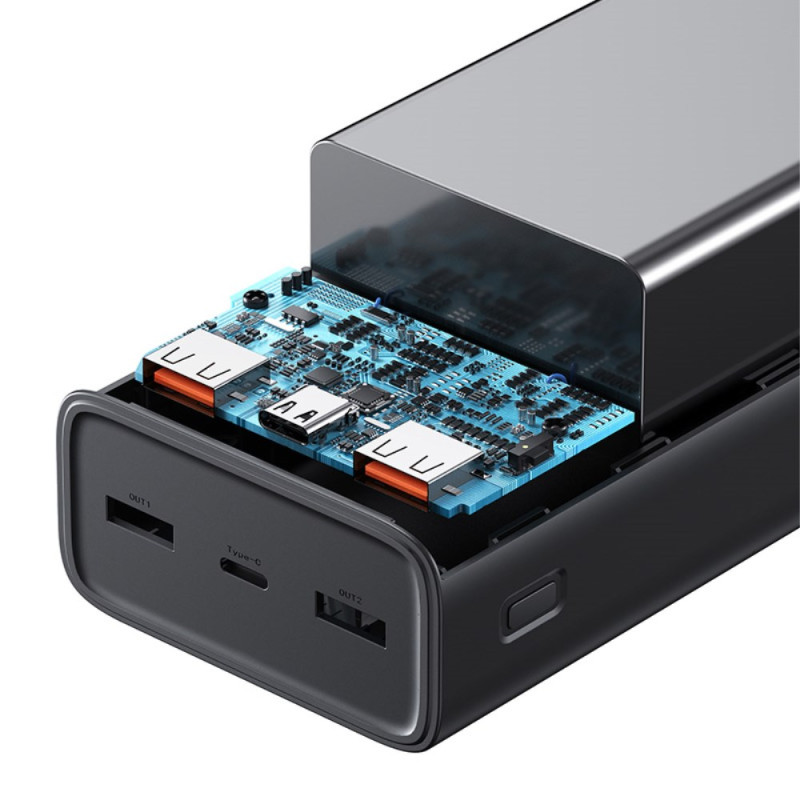 USAMS – batterie externe Portable 65W, 30000mAh, PD, Charge rapide