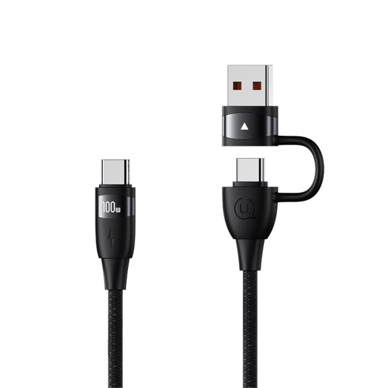 USB-A / Tipo-C a Tipo-C USAMS Cable de carga rápida y cable de datos