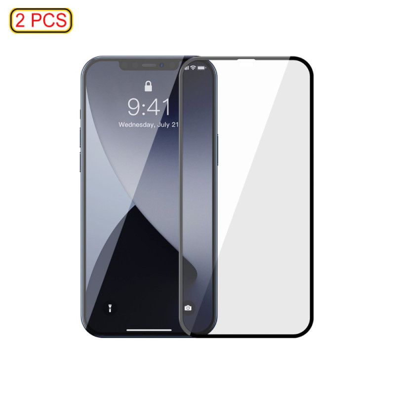 Funda
 completa de protección de cristal templado
 para iPhone 12 Mini pantalla (2pcs) BASEUS