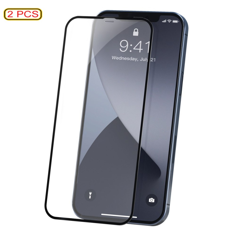 Protección integral de cristal templado
 para la pantalla del iPhone 12 Pro Max (2 piezas) BASEUS