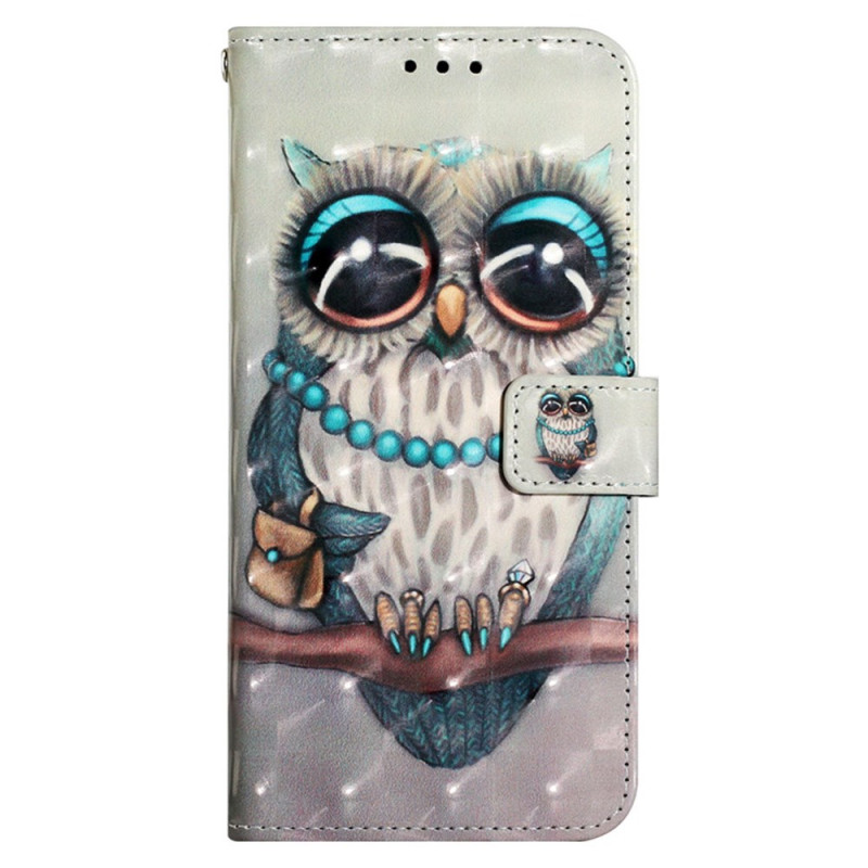 Funda de cordón Samsung Galaxy A25 5G Miss Owl